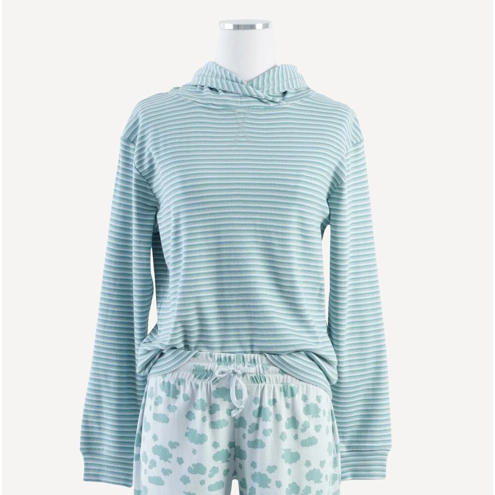 NWT Kate Quinn womens skinny rib hoodie M